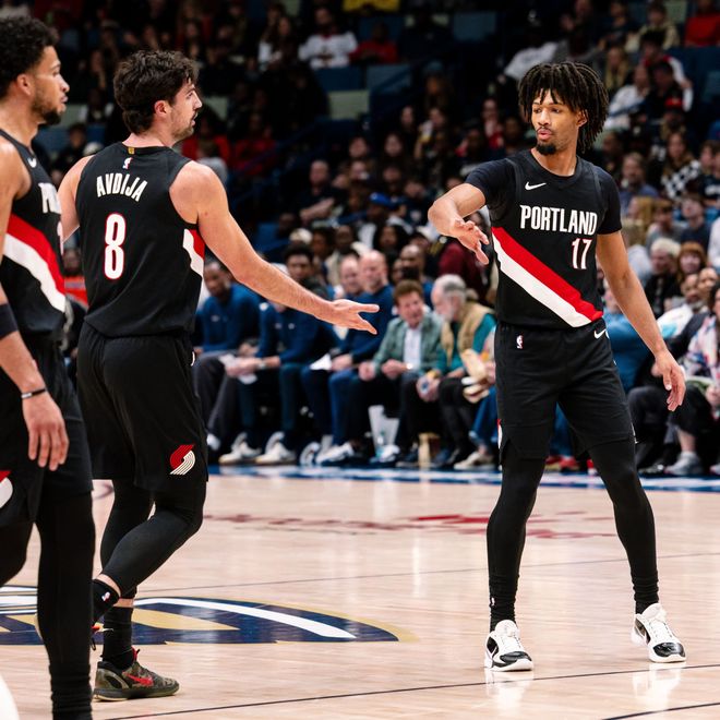 阿夫迪亚34分两双+夏普23分 开拓者客场122-109力克鹈鹕